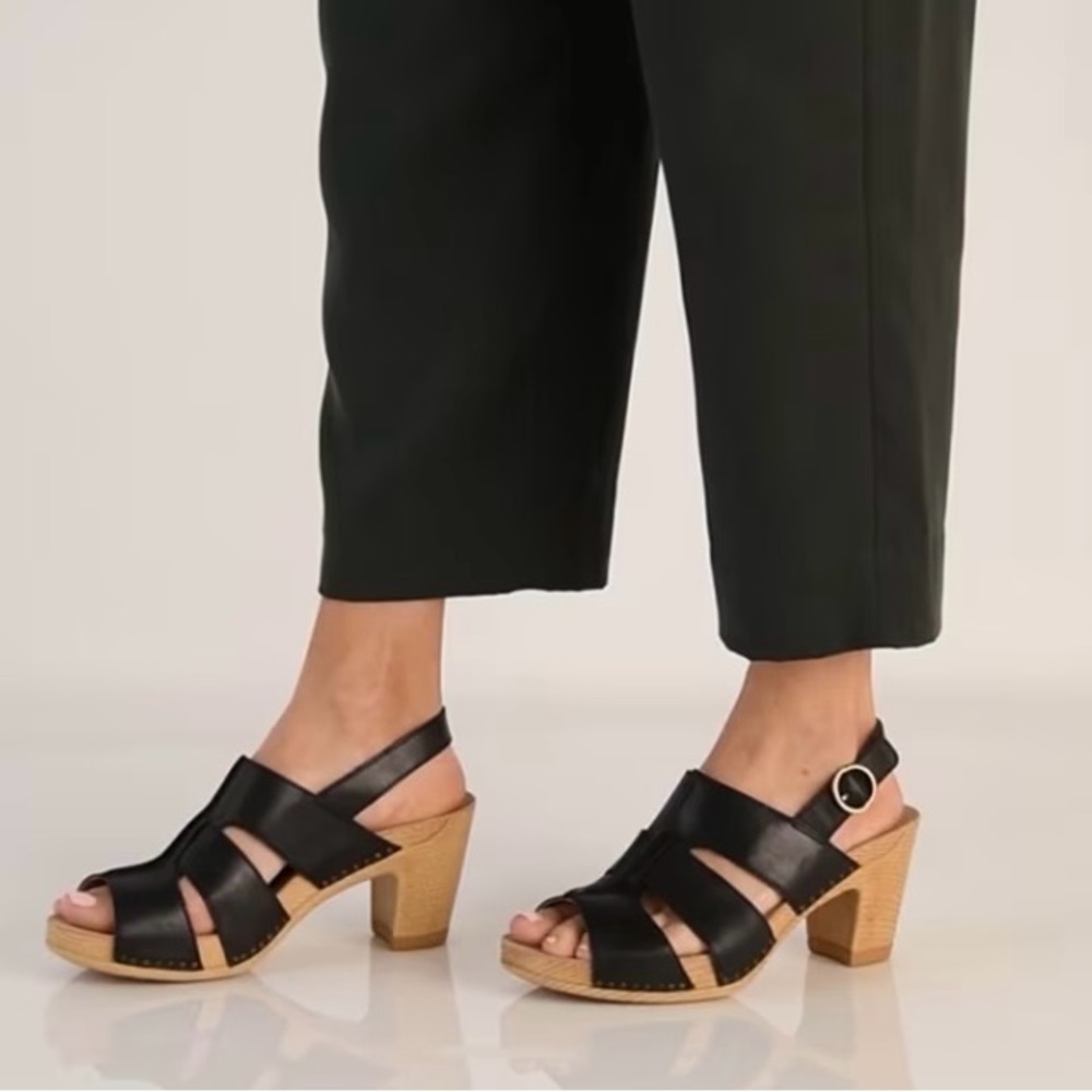 Dansko Tatiana Peep Toe Heels